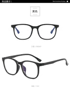 Transparent Computer Glasses pc Frame Women Men Anti Blue Light square Eyewear Blocking Glasses Optical Spectacle Eyeglass round