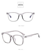 Transparent Computer Glasses pc Frame Women Men Anti Blue Light square Eyewear Blocking Glasses Optical Spectacle Eyeglass round